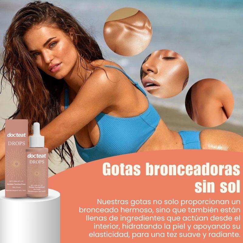 SunKiss™ | Gotas bronceadoras bebibles