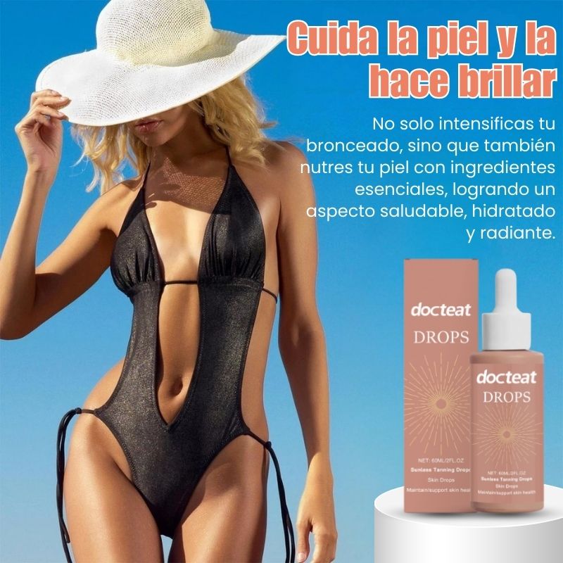 SunKiss™ | Gotas bronceadoras bebibles