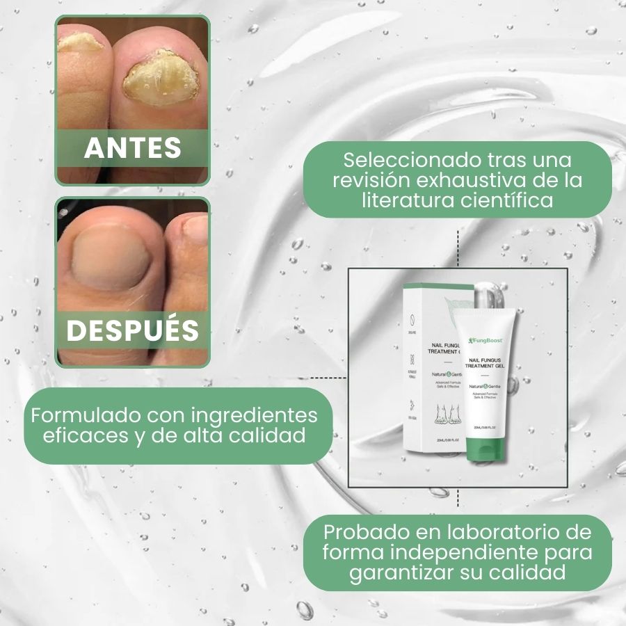 FungBoost™ | Gel para el Tratamiento de Hongos en las Uñas