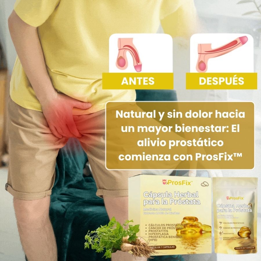 ProsFix™ | Cápsula Herbal para la Próstata