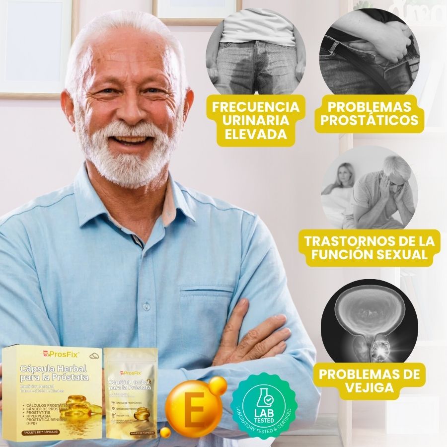 ProsFix™ | Cápsula Herbal para la Próstata