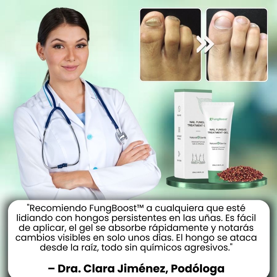FungBoost™ | Gel para el Tratamiento de Hongos en las Uñas