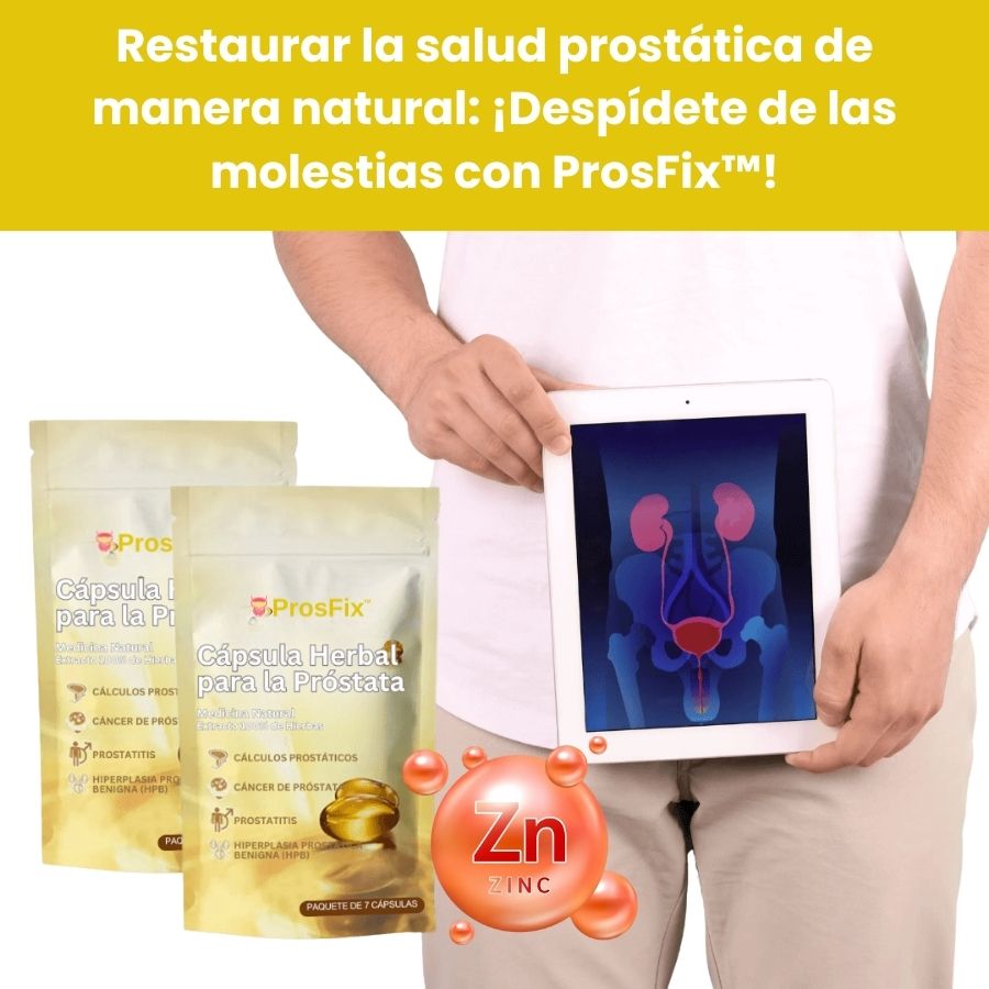ProsFix™ | Cápsula Herbal para la Próstata