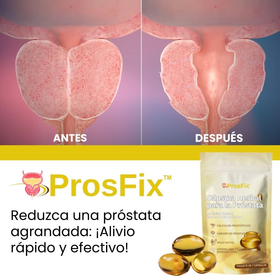 ProsFix™ | Cápsula Herbal para la Próstata