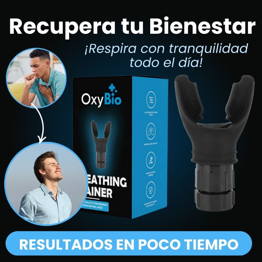 OxyBio™ | Entrenador de la Respiración