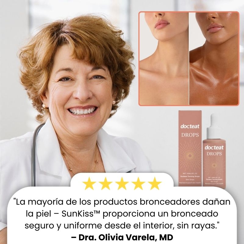 SunKiss™ | Gotas bronceadoras bebibles