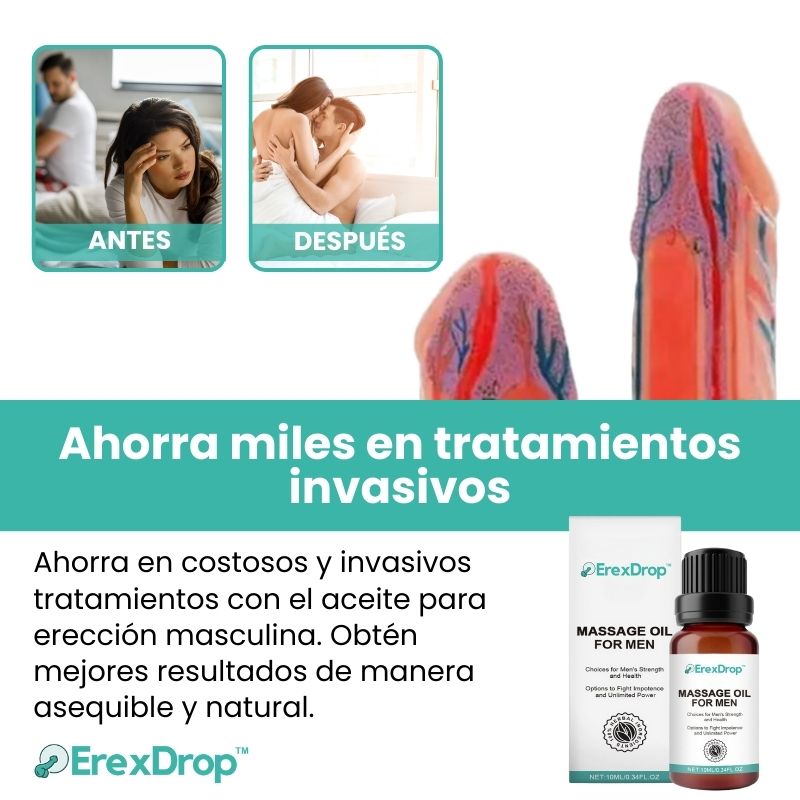 ErexDrop™ | Aceite de Masaje para Erección