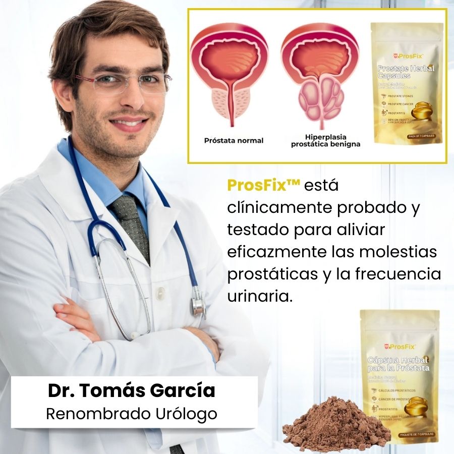 ProsFix™ | Cápsula Herbal para la Próstata