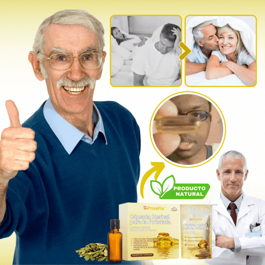 ProsFix™ | Cápsula Herbal para la Próstata
